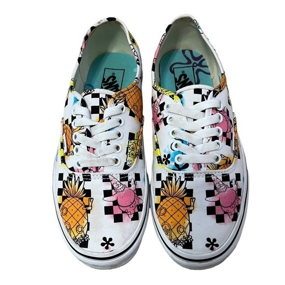 Sponge Bob Vans Limited Edition Unisex Sneakers Women’s Size 9.5 - Picture 1 of 12